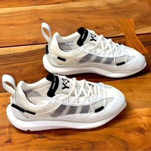 Y-3 White & Black Shiku Run Sneakers